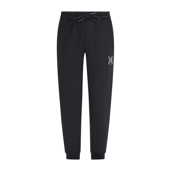 Richmond X - Pantalone tuta nero Dikod con sbande a contrasto laterali per uomo