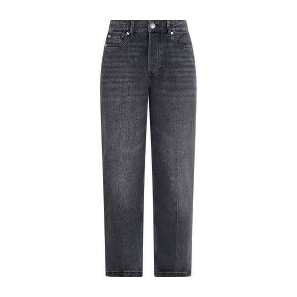 Richmond X - Jeans nero Sankro loose fit 5 tasche per uomo | uma25021je sdl d.