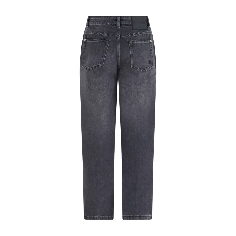 Richmond X - Jeans nero Sankro loose fit 5 tasche per uomo | uma25021je sdl d.