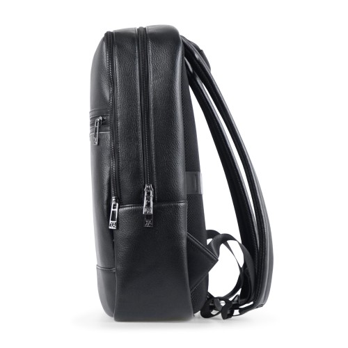 Armani Exchange - Zaino nero squadrato in ecopelle texturizzata per uomo | 2