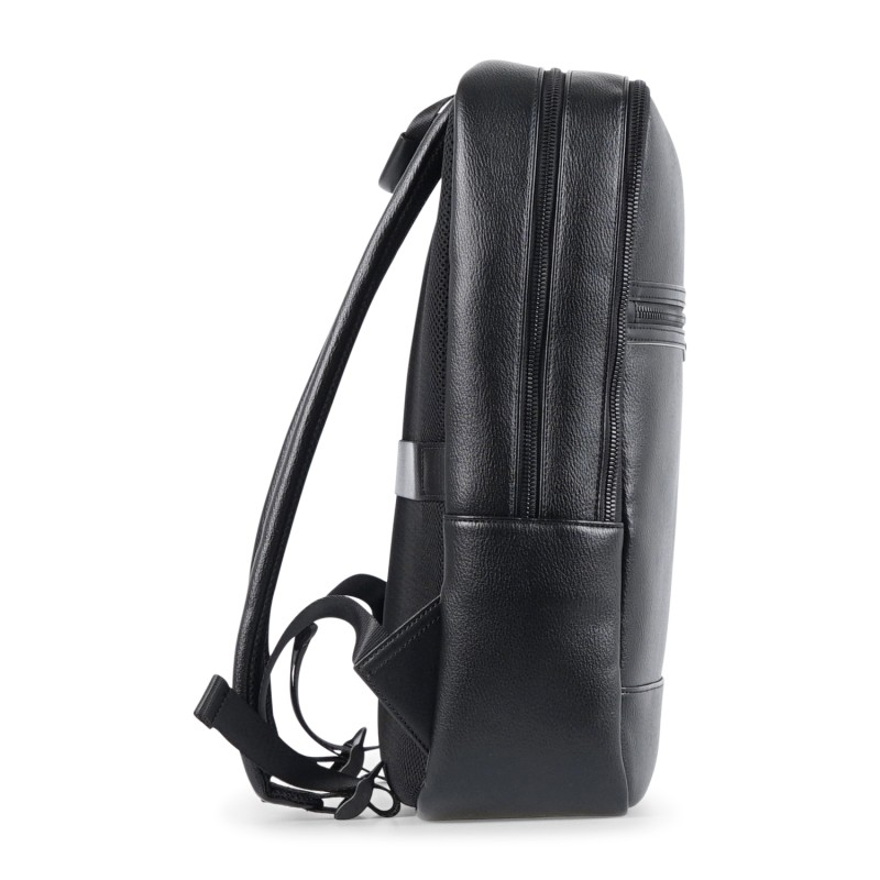 Armani Exchange - Zaino nero squadrato in ecopelle texturizzata per uomo |