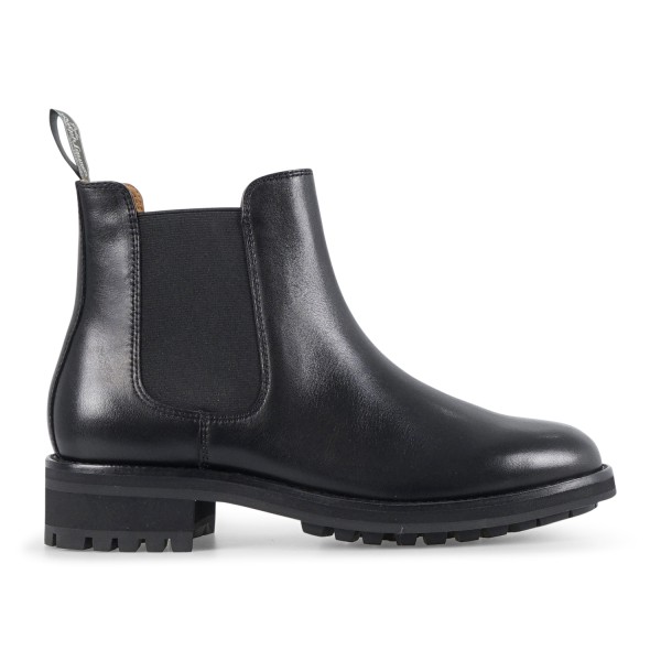 Polo Ralph Lauren - Stivaletto nero in pelle con elastico per uomo |