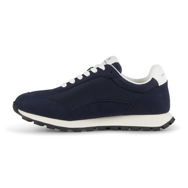 Armani Exchange - Sneakers blu con maxi logo AX laterale per uomo | xm001960