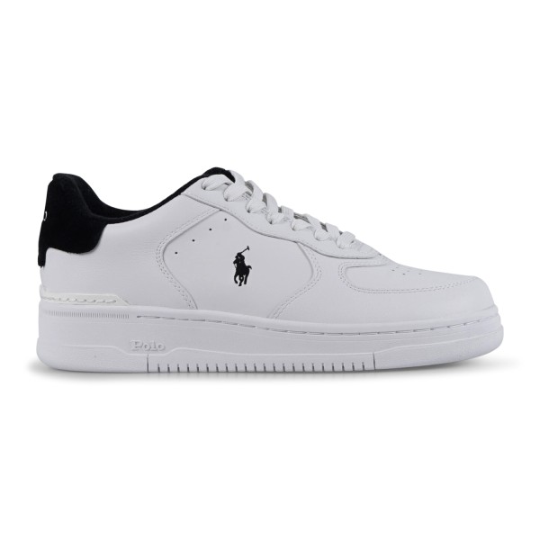 Polo Ralph Lauren - Sneakers bianca Masters crt in pelle con tallone a