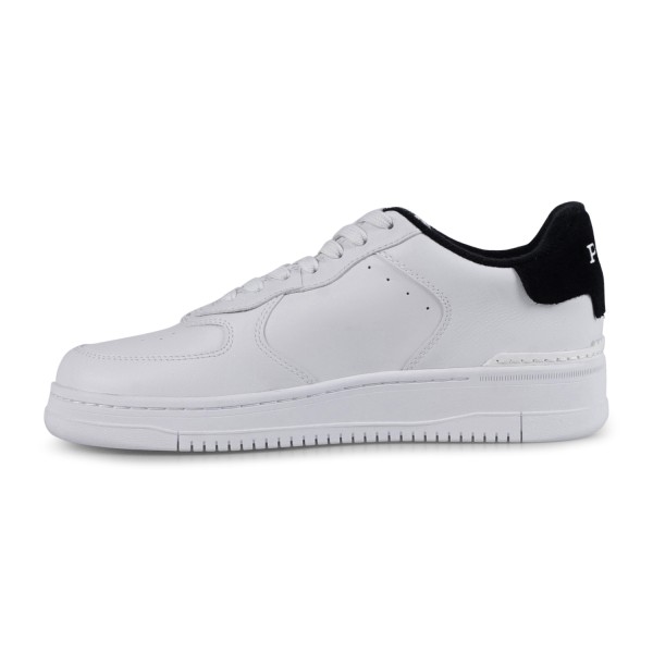 Polo Ralph Lauren - Sneakers bianca Masters crt in pelle con tallone a