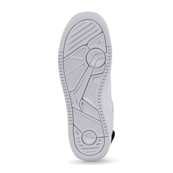 Polo Ralph Lauren - Sneakers bianca Masters crt in pelle con tallone a