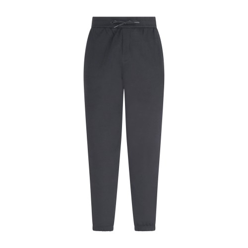 Armani Exchange - Pantalone tuta nera con bande logate A|X tono su tono per