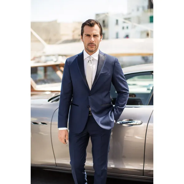 Sartoria Latorre Cerimonia - Abito classico blu per uomo | 