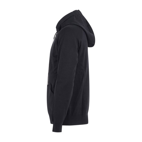 Daniele Alessandrini - Maglione nero con cappuccio per uomo | da1fw26m045 2