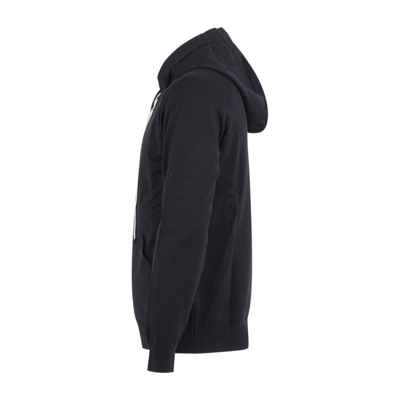 Daniele Alessandrini - Maglione nero con cappuccio per uomo | da1fw26m045