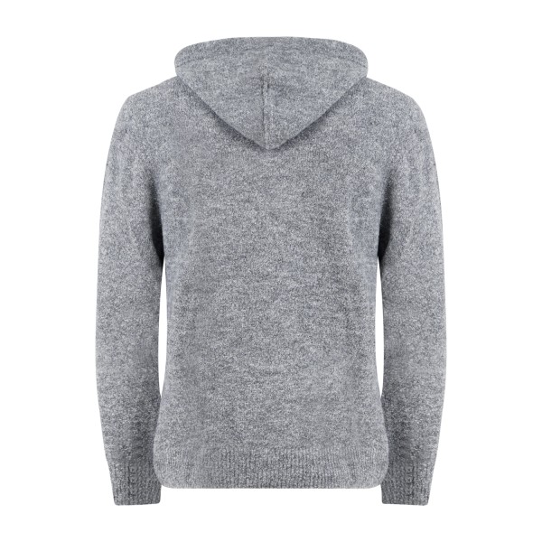 Officina36 - Maglione grigio con cappuccio per uomo | cuar46 grigio