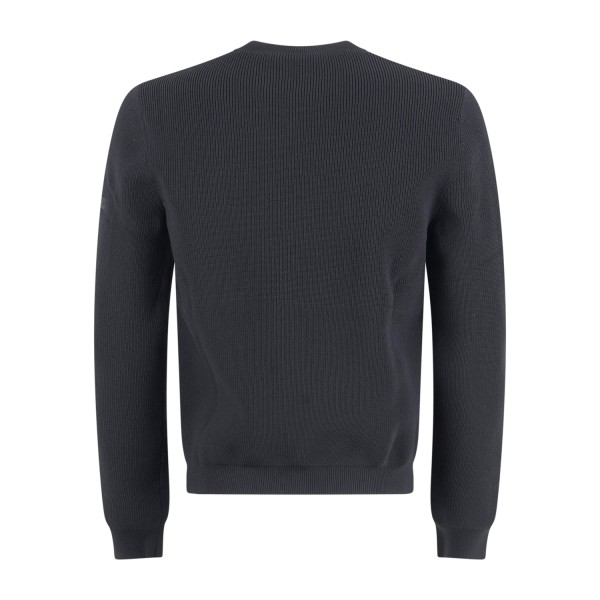 Unity - Maglione blu girocollo in tessuto tecnico per uomo | mauna air aw blu