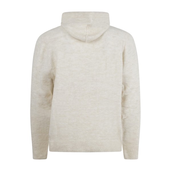 Officina36 - Maglione bianco con cappuccio per uomo | cuar46 bianco