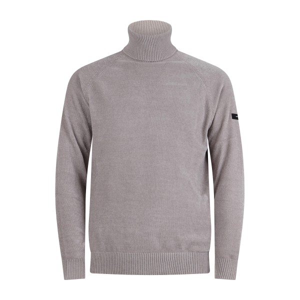 Unity - Dolcevita beige in ciniglia con filati tecnici per uomo | kn-popov