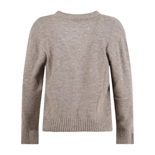 Officina36 - Cardigan marrone in lana oversize per uomo | ar45 fango