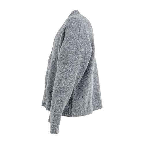 Marsem - Cardigan grigio in boucle in vestibilità over per uomo | mrsm177 2