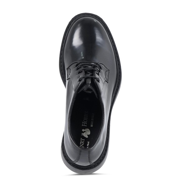 Enry Hobb's - Stringata derby pelle nera per uomo | 23050-d-vs9 dover nero