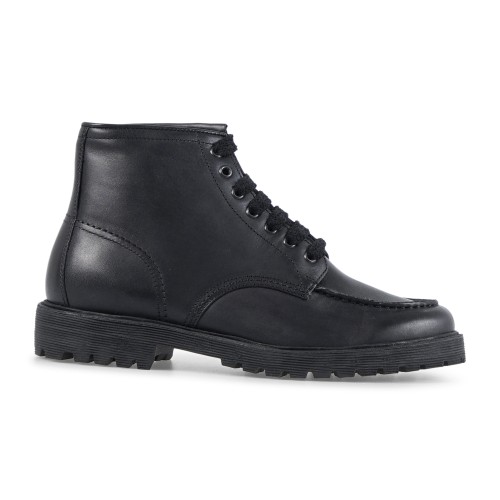 Enry Hobb's - Stivaletto nero in pelle con lacci con para extralight per uomo |