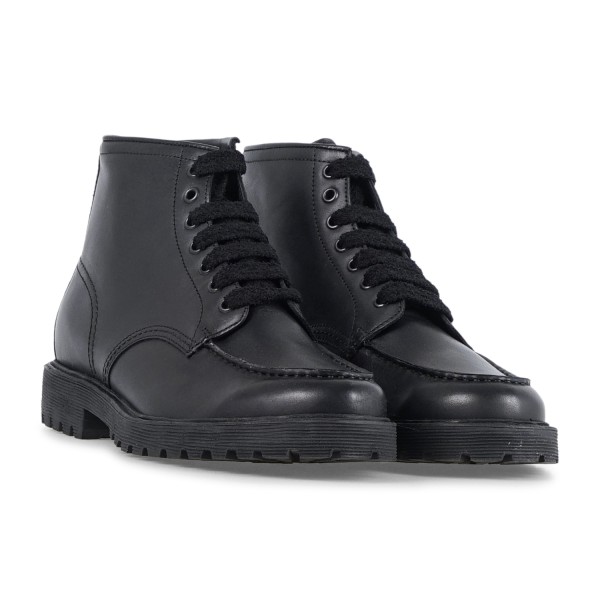 Enry Hobb's - Stivaletto nero in pelle con lacci con para extralight per uomo |