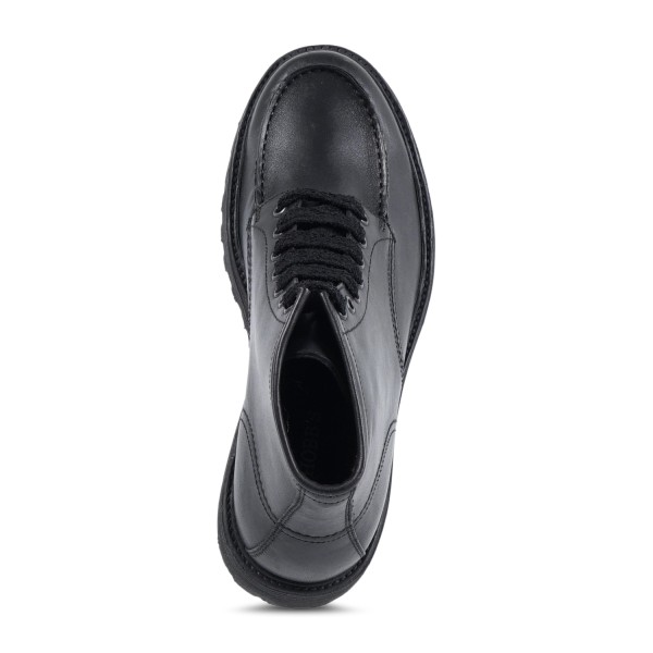 Enry Hobb's - Stivaletto nero in pelle con lacci con para extralight per uomo |