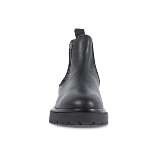 Enry Hobb's - Stivaletto nero in pelle con elastico con para extralight per 2