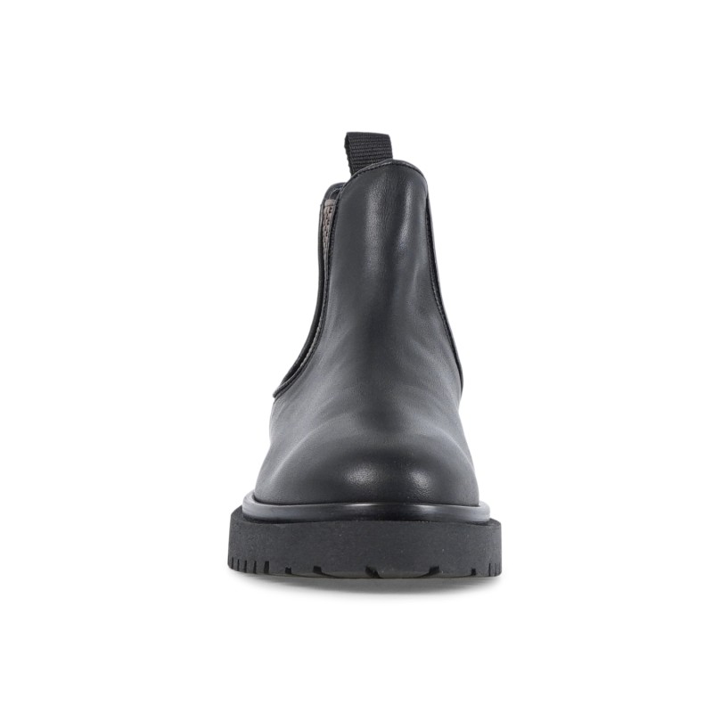 Enry Hobb's - Stivaletto nero in pelle con elastico con para extralight per