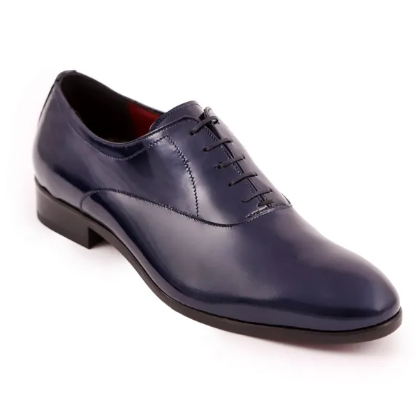 Calzoleria Marini - Scarpa derby blu per uomo | 