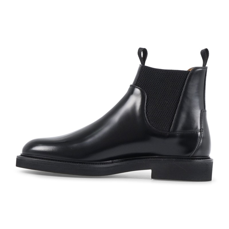 Rossi - Stivaletto nero in pelle con elastico con para extralight per uomo |