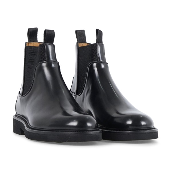 Rossi - Stivaletto nero in pelle con elastico con para extralight per uomo |