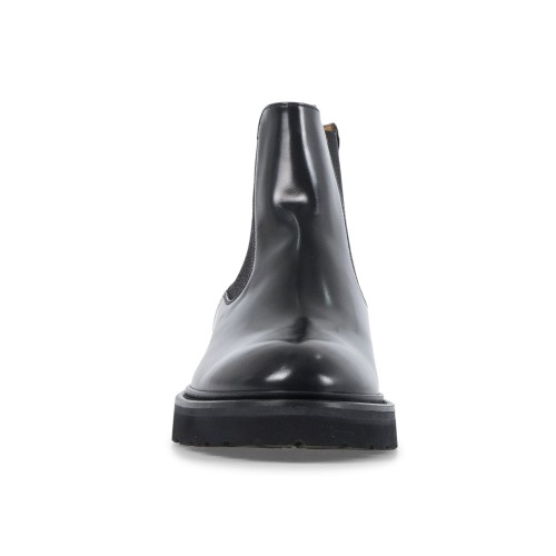 Rossi - Stivaletto nero in pelle con elastico con para alta extralight per uomo 2