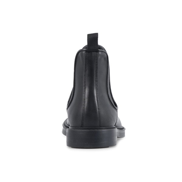 Enry Hobb's - Stivaletto nero in pelle con elastico per uomo | 23048-p-vs9