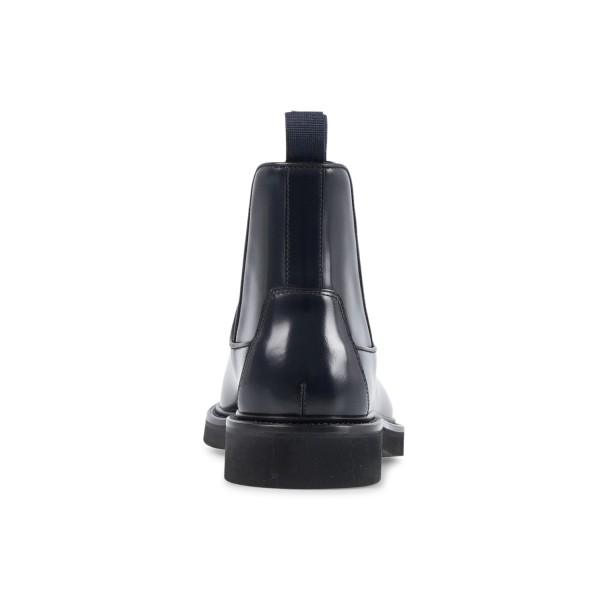 Rossi - Stivaletto blu in pelle con elastico para extralight per uomo |