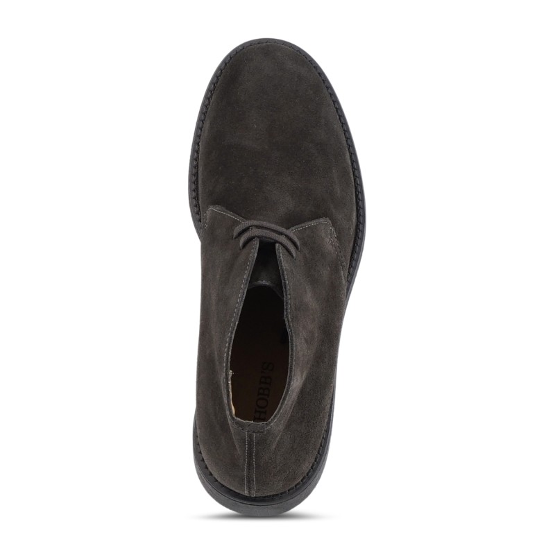 Enry Hobb's - Polacchine marrone in pelle scamosciata per uomo | 17671-c-u46