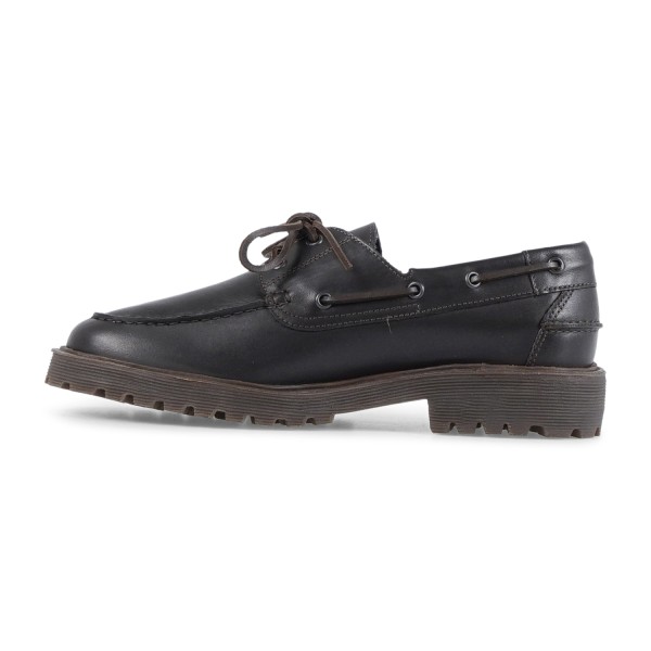 Enry Hobb's - Mocassino in pelle marrone con lacci per uomo | 23058-f-vr8