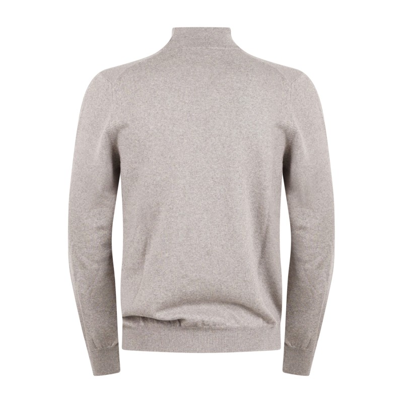 Gran Sasso - Lupetto beige in lana extrafine merinos per uomo | lupo m/l 55155