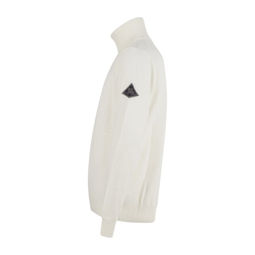 Roy Roger's - Dolcevita bianco in lana e cashmere per uomo | rru505cc53xxxx 2