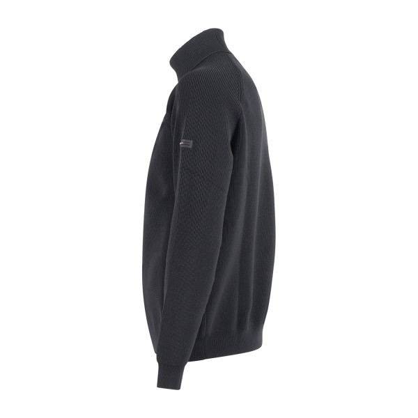 Unity - Dolcevita blu in tessuto tecnico per uomo | popov air aw blue navy