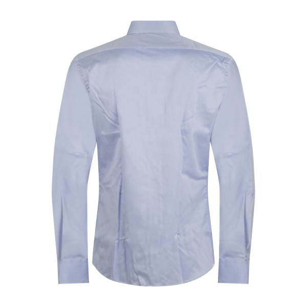 Xacus - Camicia celeste travel shirt in cotone tailor fit per uomo | wf558ml Xacus - Camicia celeste travel shirt in cotone tailor fit per uomo | wf558ml