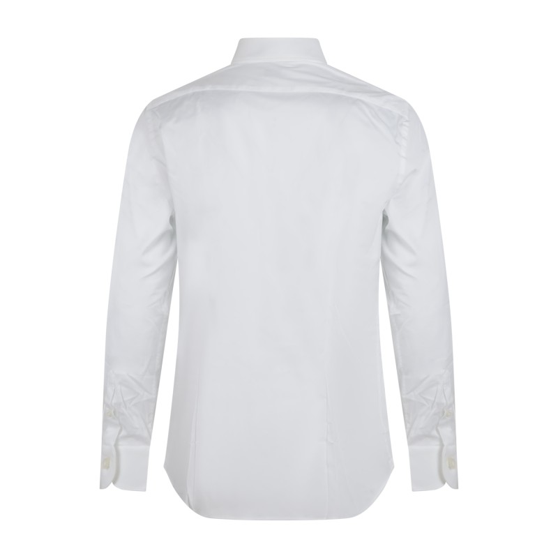 Xacus - Camicia bianca in cotone stretch Tailor fit per uomo | 558ml 16113.001
