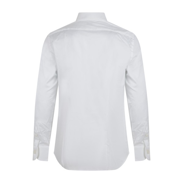 Xacus - Camicia bianca in cotone stretch Tailor fit per uomo | 558ml 16113.001