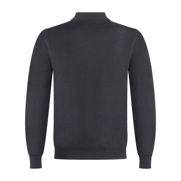 +39 Masq - Lupetto nero in lana merino extrafine per uomo | m5625-5004 900nero
