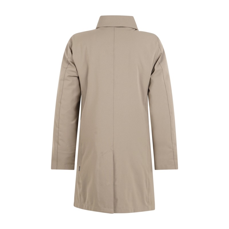 AT.P.CO - Impermeabile beige Benson in tessuto tecnico imbottito per uomo |