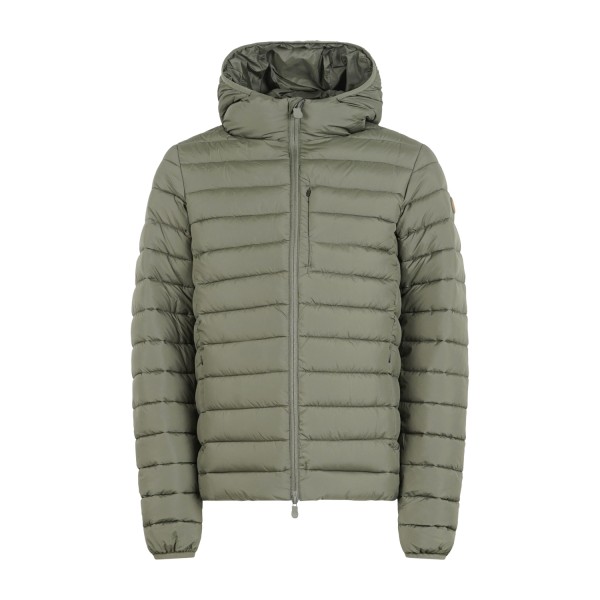 Save The Duck - Giubbotto verde Juncus con cappuccio 100gr per uomo | d31273m