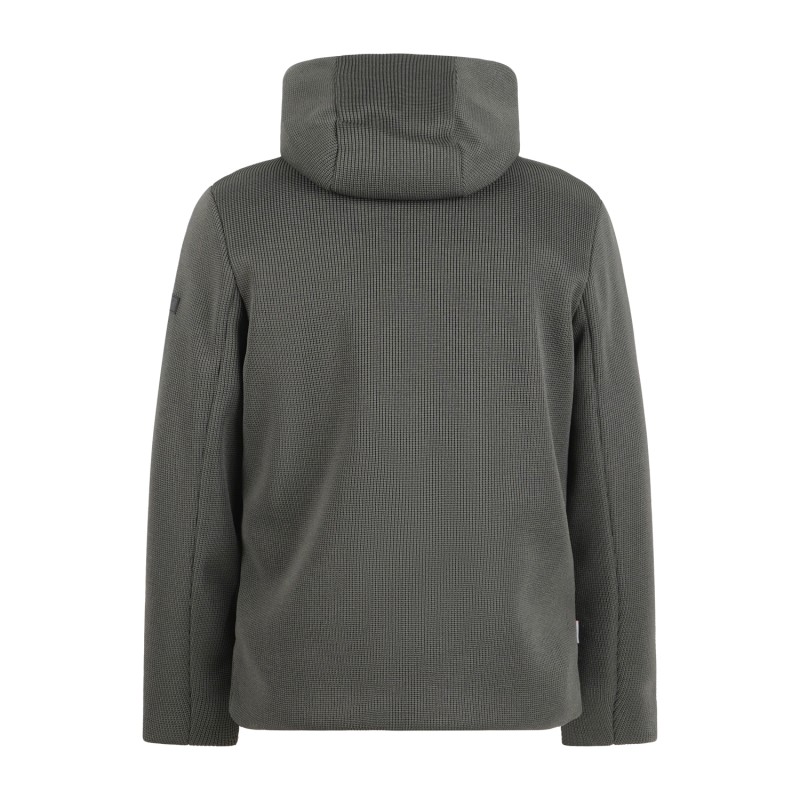 Unity - Giubbotto verde in tricotech con cappuccio per uomo | ja-burber aw green