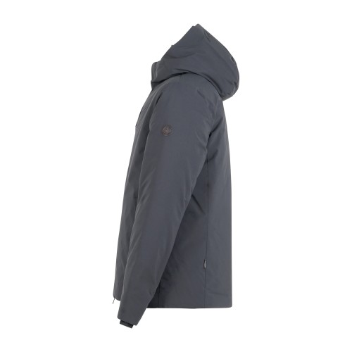 Save The Duck - Giubbotto nero con cappuccio e patch logo per uomo | d31297m 2