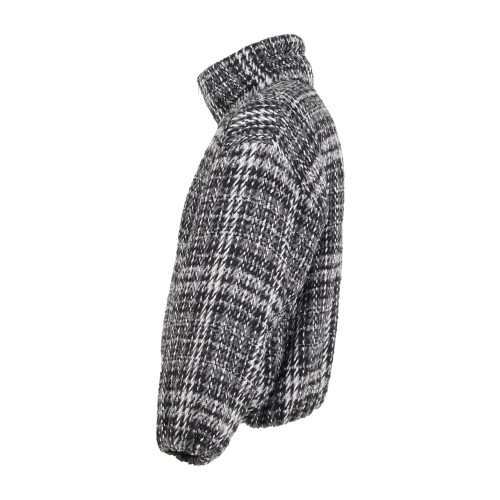 I'm Brian - Giubbotto multicolore in mistolana a fantasia pied de poule over 2