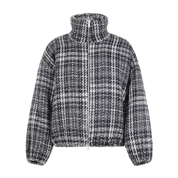 I'm Brian - Giubbotto multicolore in mistolana a fantasia pied de poule over