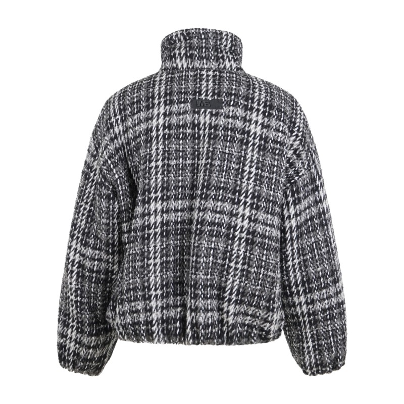 I'm Brian - Giubbotto multicolore in mistolana a fantasia pied de poule over