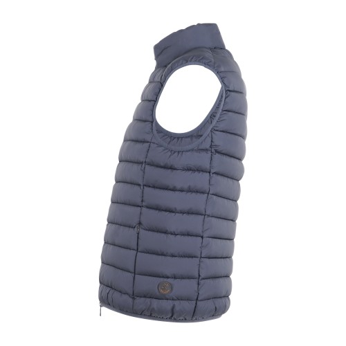 Save The Duck - Gilet blu Rhus con patch logo laterale per uomo | d81272m 2