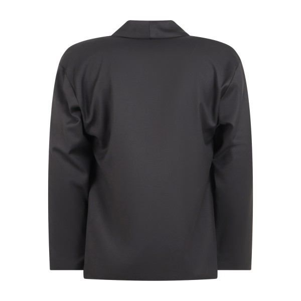 I'm Brian - Giacca nera doppiopetto con collo scialle per uomo | ca3454 nero